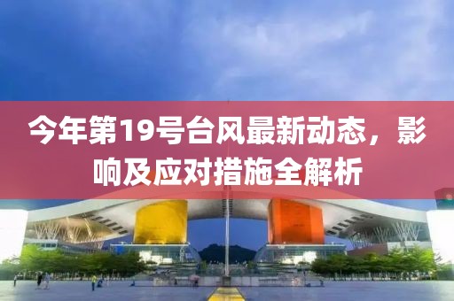 今年第19號(hào)臺(tái)風(fēng)最新動(dòng)態(tài)，影響及應(yīng)對(duì)措施全解析