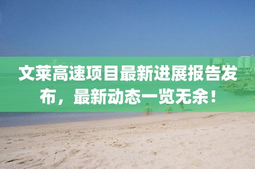 文萊高速項(xiàng)目最新進(jìn)展報(bào)告發(fā)布，最新動(dòng)態(tài)一覽無(wú)余！