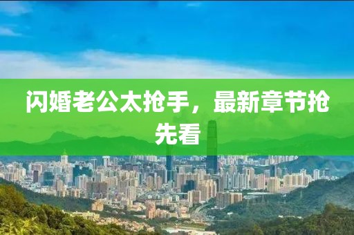 閃婚老公太搶手，最新章節(jié)搶先看