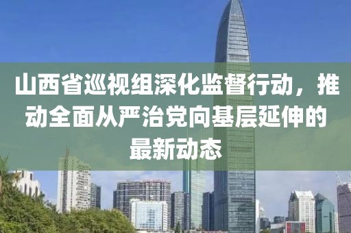 山西省巡視組深化監(jiān)督行動，推動全面從嚴治黨向基層延伸的最新動態(tài)