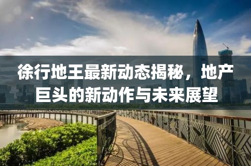 徐行地王最新動(dòng)態(tài)揭秘，地產(chǎn)巨頭的新動(dòng)作與未來(lái)展望