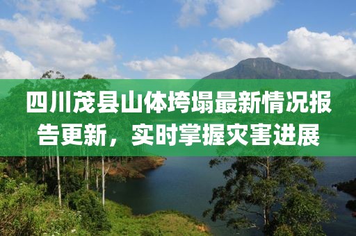 四川茂縣山體垮塌最新情況報告更新，實時掌握災(zāi)害進展