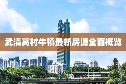 武清高村牛鎮(zhèn)最新房源全面概覽