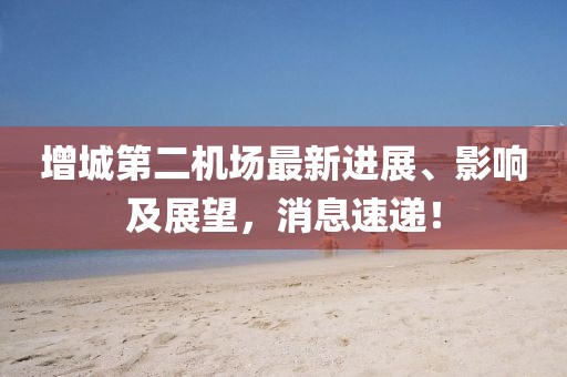 增城第二機(jī)場最新進(jìn)展、影響及展望，消息速遞！