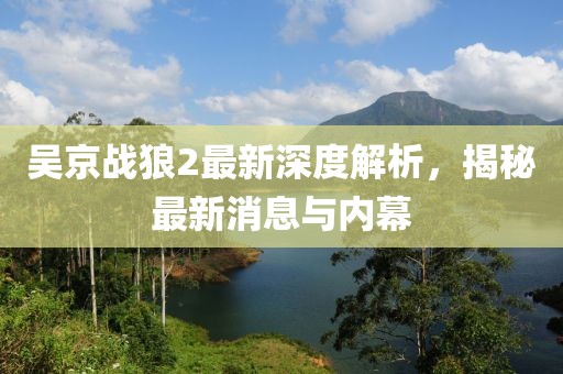 吳京戰(zhàn)狼2最新深度解析，揭秘最新消息與內(nèi)幕
