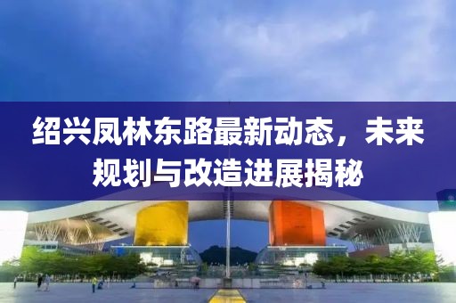紹興鳳林東路最新動態(tài)，未來規(guī)劃與改造進(jìn)展揭秘