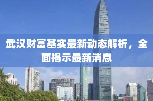 武漢財(cái)富基實(shí)最新動(dòng)態(tài)解析，全面揭示最新消息
