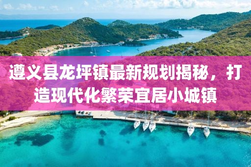 遵義縣龍坪鎮(zhèn)最新規(guī)劃揭秘，打造現(xiàn)代化繁榮宜居小城鎮(zhèn)