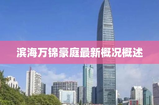 濱海萬錦豪庭最新概況概述