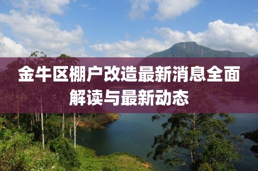 金牛區(qū)棚戶改造最新消息全面解讀與最新動(dòng)態(tài)
