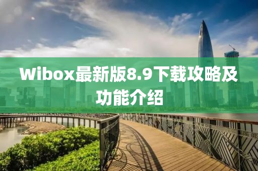 Wibox最新版8.9下載攻略及功能介紹