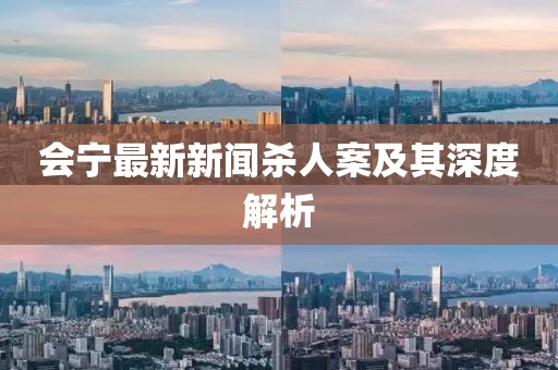 會(huì)寧最新新聞殺人案及其深度解析