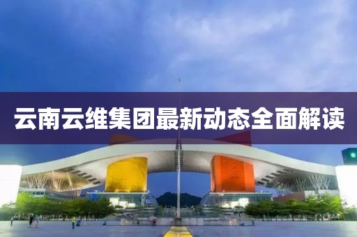云南云維集團最新動態(tài)全面解讀