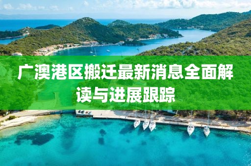 廣澳港區(qū)搬遷最新消息全面解讀與進(jìn)展跟蹤