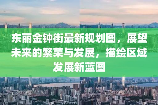 東麗金鐘街最新規(guī)劃圖，展望未來的繁榮與發(fā)展，描繪區(qū)域發(fā)展新藍圖