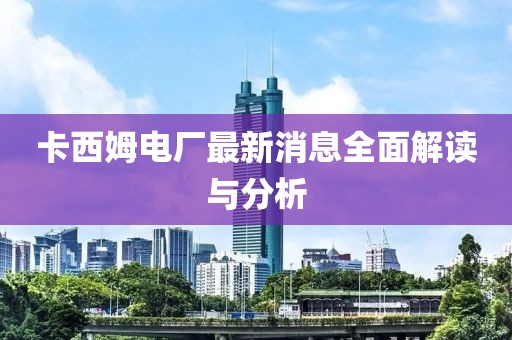 卡西姆電廠最新消息全面解讀與分析