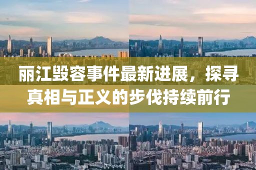 麗江毀容事件最新進展，探尋真相與正義的步伐持續(xù)前行