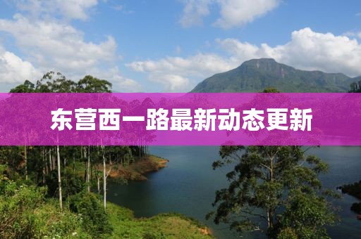 東營西一路最新動(dòng)態(tài)更新