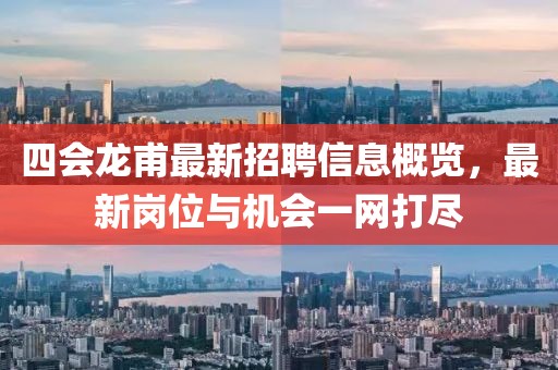 四會(huì)龍甫最新招聘信息概覽，最新崗位與機(jī)會(huì)一網(wǎng)打盡