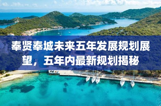 奉賢奉城未來五年發(fā)展規(guī)劃展望，五年內(nèi)最新規(guī)劃揭秘