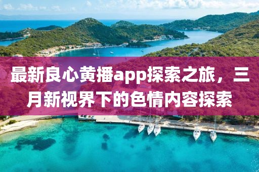 最新良心黃播app探索之旅，三月新視界下的色情內容探索