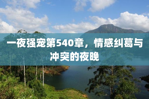一夜強(qiáng)寵第540章，情感糾葛與沖突的夜晚