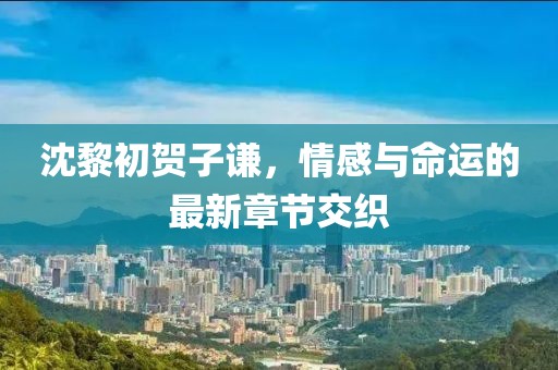 沈黎初賀子謙，情感與命運(yùn)的最新章節(jié)交織