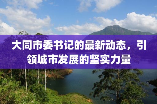 大同市委書記的最新動(dòng)態(tài)，引領(lǐng)城市發(fā)展的堅(jiān)實(shí)力量