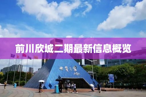 前川欣城二期最新信息概覽
