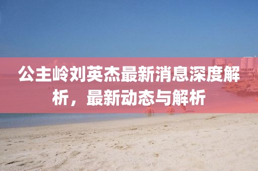 公主嶺劉英杰最新消息深度解析，最新動(dòng)態(tài)與解析