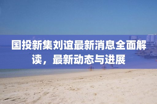 國投新集劉誼最新消息全面解讀，最新動態(tài)與進展