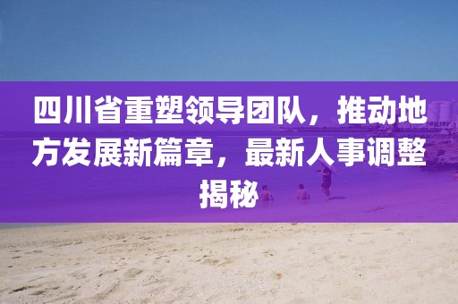 四川省重塑領(lǐng)導(dǎo)團隊，推動地方發(fā)展新篇章，最新人事調(diào)整揭秘