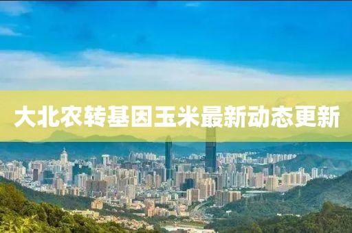 大北農(nóng)轉(zhuǎn)基因玉米最新動態(tài)更新