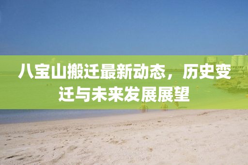 八寶山搬遷最新動態(tài)，歷史變遷與未來發(fā)展展望