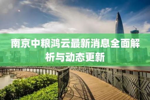 南京中糧鴻云最新消息全面解析與動態(tài)更新
