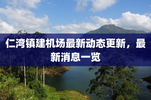仁灣鎮(zhèn)建機場最新動態(tài)更新，最新消息一覽