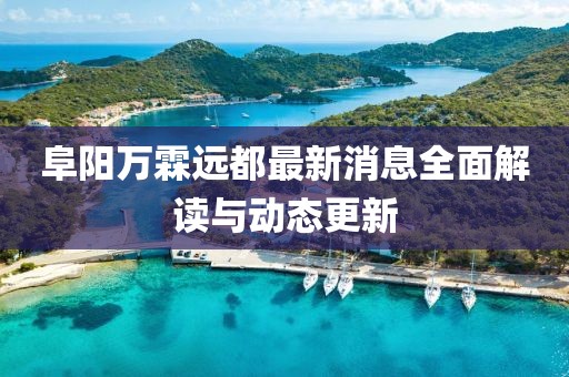阜陽萬霖遠(yuǎn)都最新消息全面解讀與動態(tài)更新