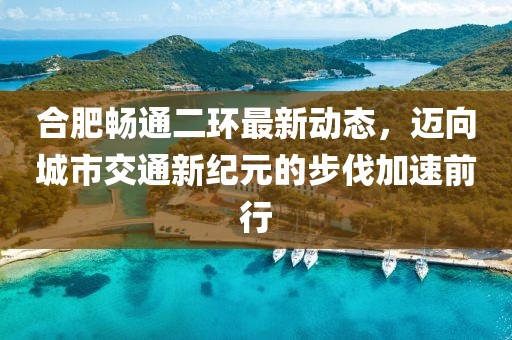 合肥暢通二環(huán)最新動態(tài)，邁向城市交通新紀(jì)元的步伐加速前行