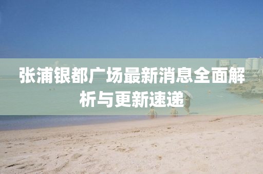 張浦銀都廣場最新消息全面解析與更新速遞
