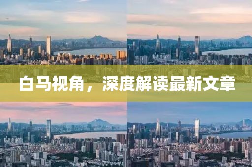 白馬視角，深度解讀最新文章