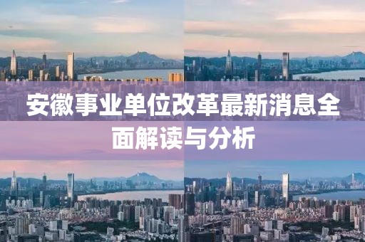 安徽事業(yè)單位改革最新消息全面解讀與分析