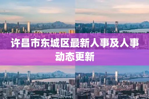 許昌市東城區(qū)最新人事及人事動態(tài)更新