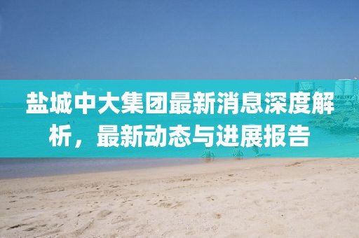 鹽城中大集團(tuán)最新消息深度解析，最新動態(tài)與進(jìn)展報告
