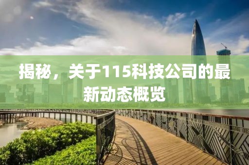 揭秘，關(guān)于115科技公司的最新動態(tài)概覽