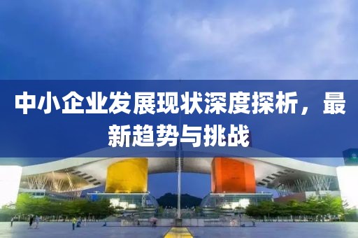 中小企業(yè)發(fā)展現(xiàn)狀深度探析，最新趨勢(shì)與挑戰(zhàn)