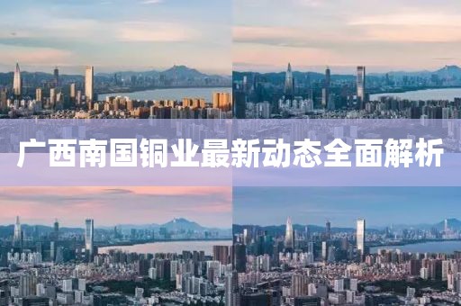 廣西南國銅業(yè)最新動態(tài)全面解析
