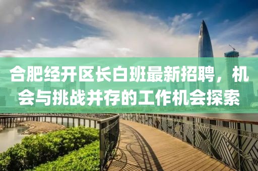 合肥經(jīng)開(kāi)區(qū)長(zhǎng)白班最新招聘，機(jī)會(huì)與挑戰(zhàn)并存的工作機(jī)會(huì)探索