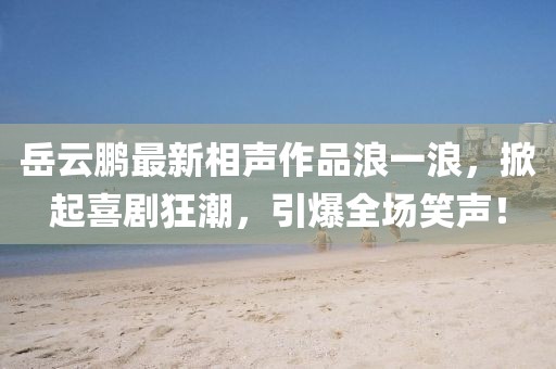 岳云鵬最新相聲作品浪一浪，掀起喜劇狂潮，引爆全場笑聲！