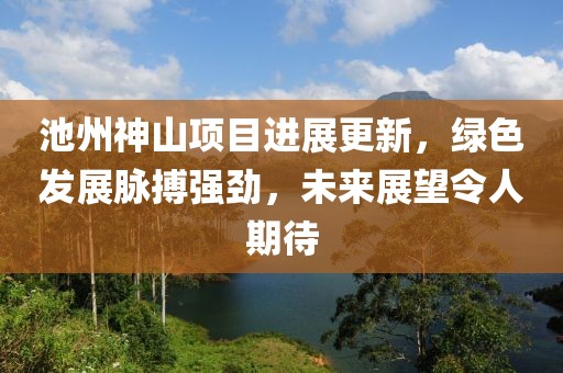 池州神山項(xiàng)目進(jìn)展更新，綠色發(fā)展脈搏強(qiáng)勁，未來展望令人期待