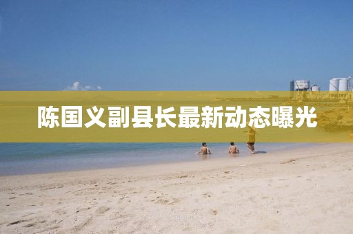 陳國義副縣長最新動態(tài)曝光